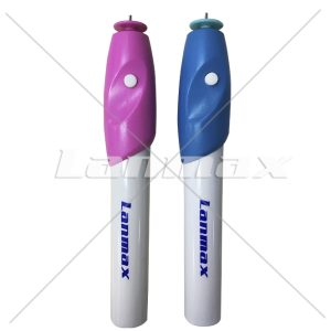 Esteca elétrica à pilha (Cores disponíveis: azul e rosa)