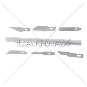 Estilete de Precisão c/ 6 Lâminas Diferentes