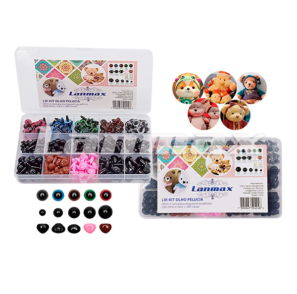LM KIT OLHO PELUCIA