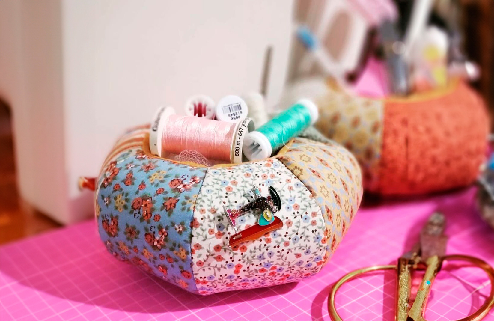 Alfineteiro Patchwork