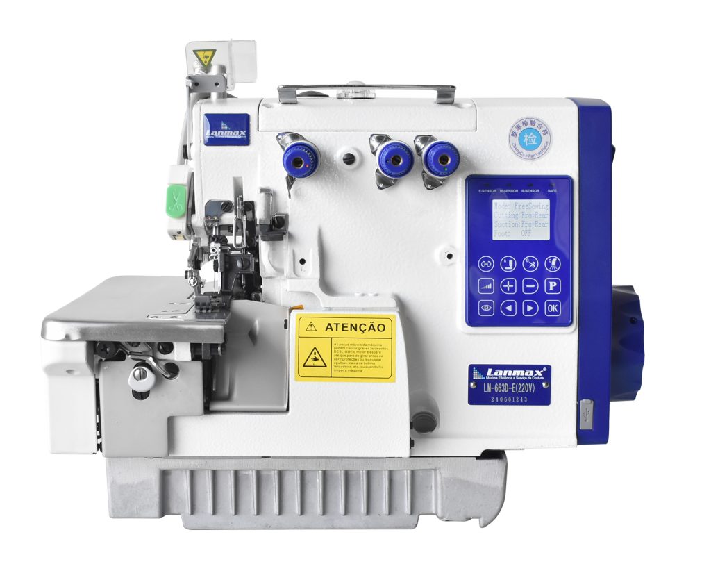 overloque eletrônica corte automático